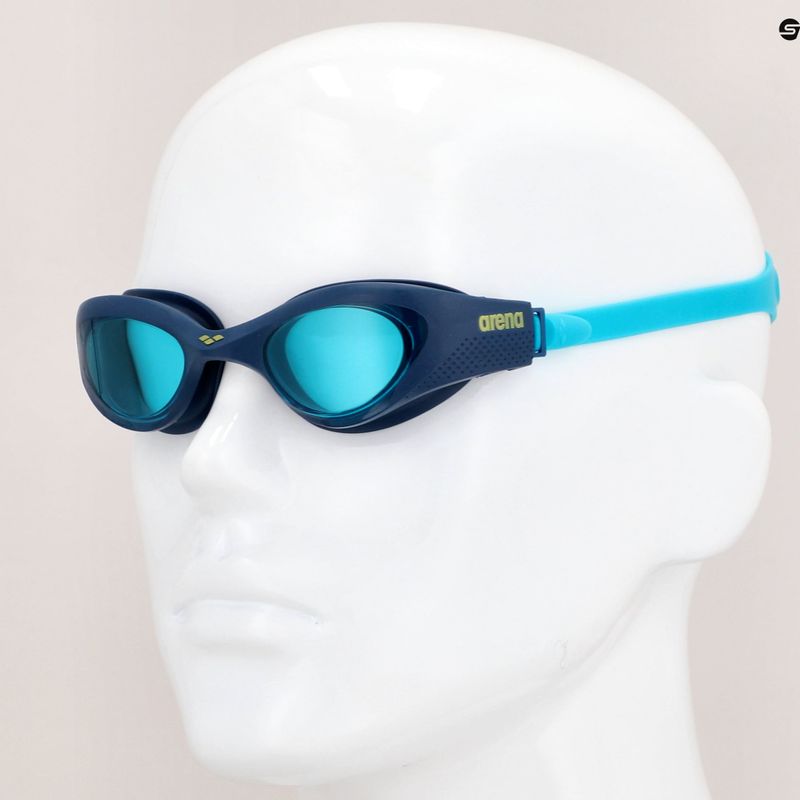 Окуляри для плавання дитячі Arena The One Jr light blue/blue/light blue 7