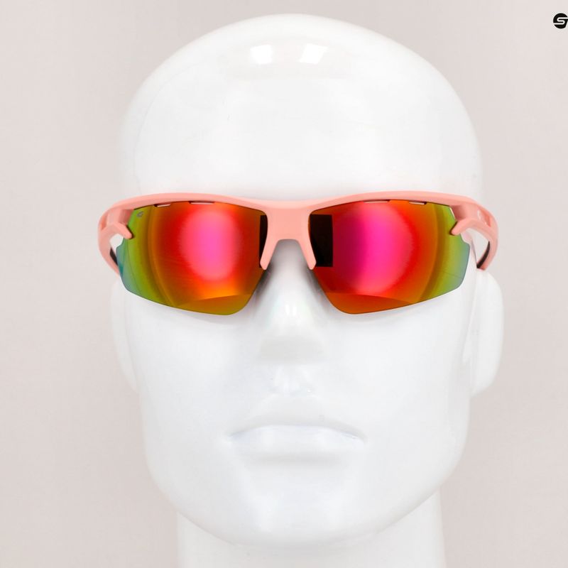 Окуляри велосипедні GOG Eter matt dusty pink/black/polychromatic pink E589-3 9