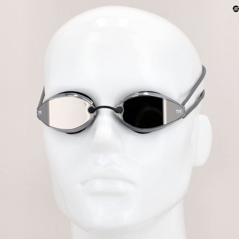Окуляри для плавання TYR Tracer-X Racing Mirrored silver/black LGTRXM_043 9