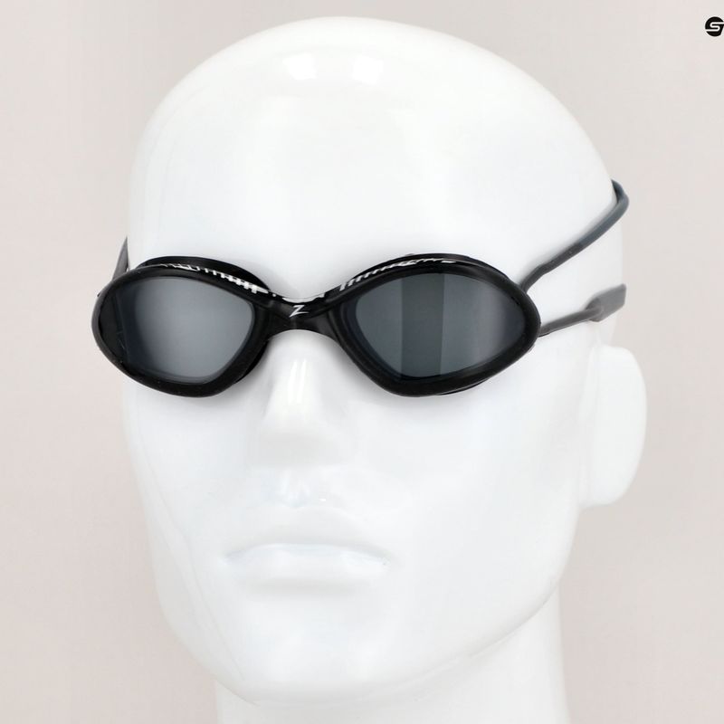 Окуляри для плавання Zoggs Tiger black/grey/tint smoke 461095 7