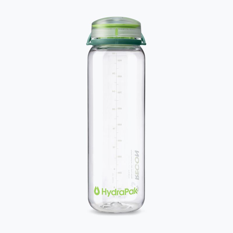 Пляшка туристична HydraPak Recon 1 л clear/evergreen lime