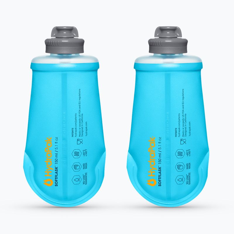 Пляшка Hydrapak Softflask 2 Pack Malibu Blue 2