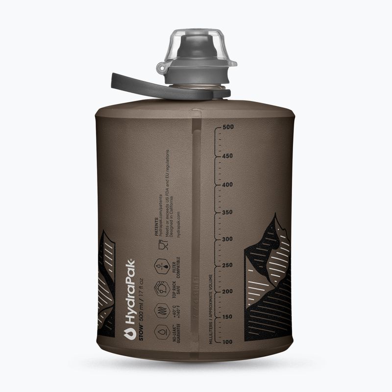 Пляшка туристична HydraPak Stow 500 ml mammoth grey 2