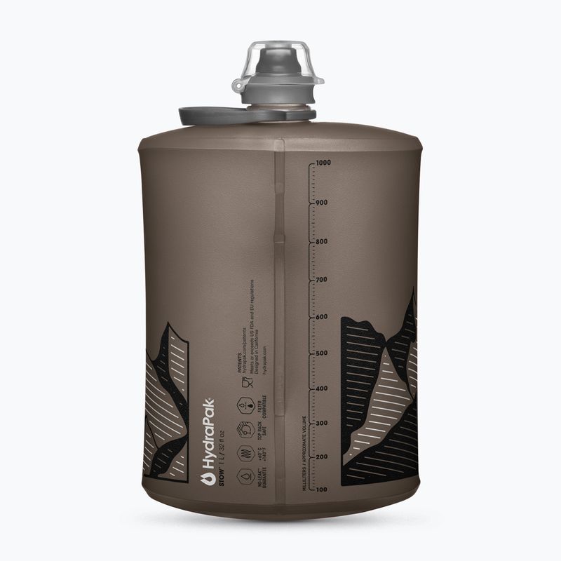 Пляшка туристична HydraPak Stow 1000 ml mammoth grey 2