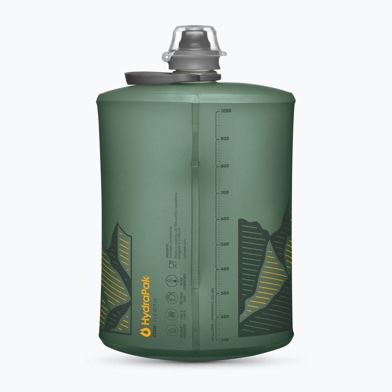 Пляшка туристична HydraPak Stow 1000 ml sage green 2