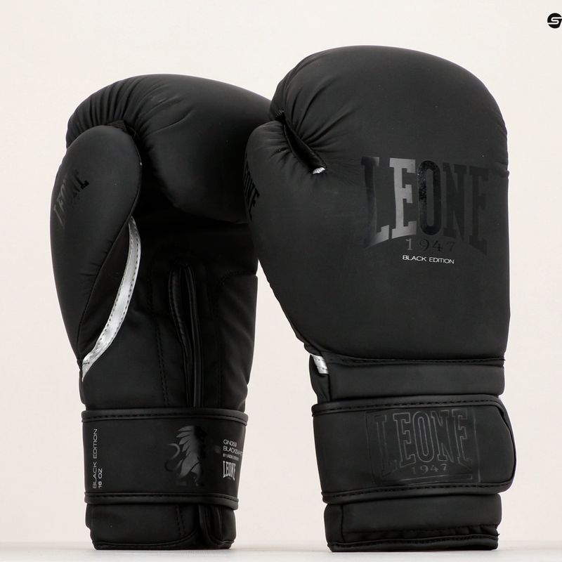 Рукавиці боксерські LEONE 1947 Black&White чорні GN059 10