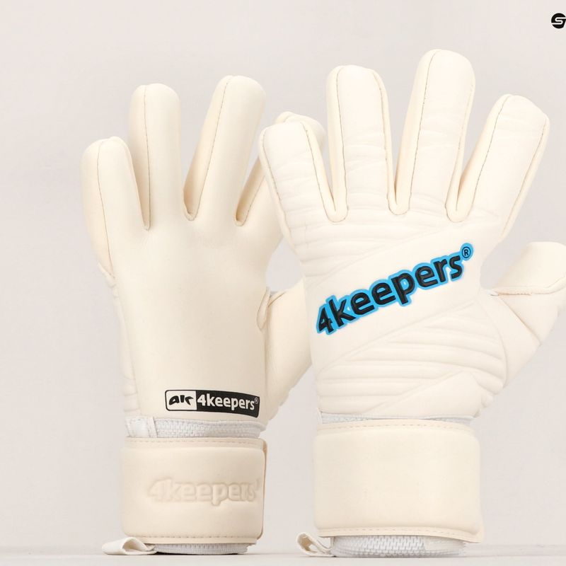 Рукавиці воротарські дитячі 4keepers Retro IV NC білі 10