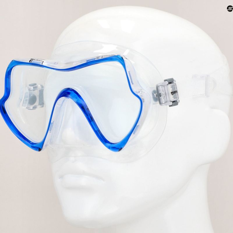 Маска для снорклінгу Mares Pure Vision прозоро-синя 411217 7