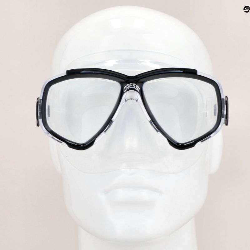 Маска для дайвінгу Cressi Perla clear/black 3