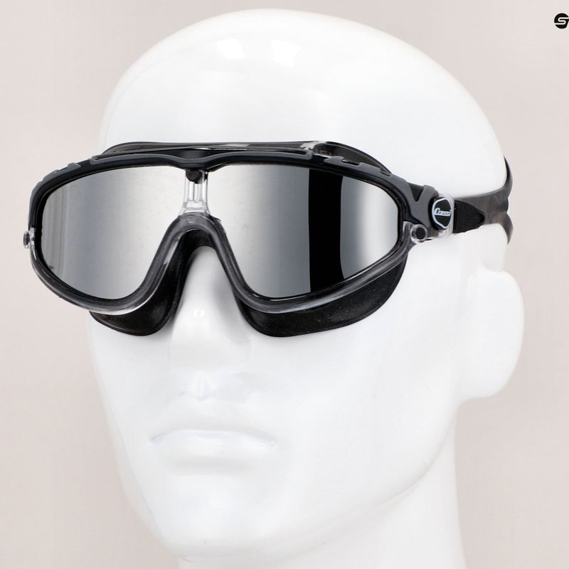 Маска для плавання Cressi Skylight black/black grey mirrored 8