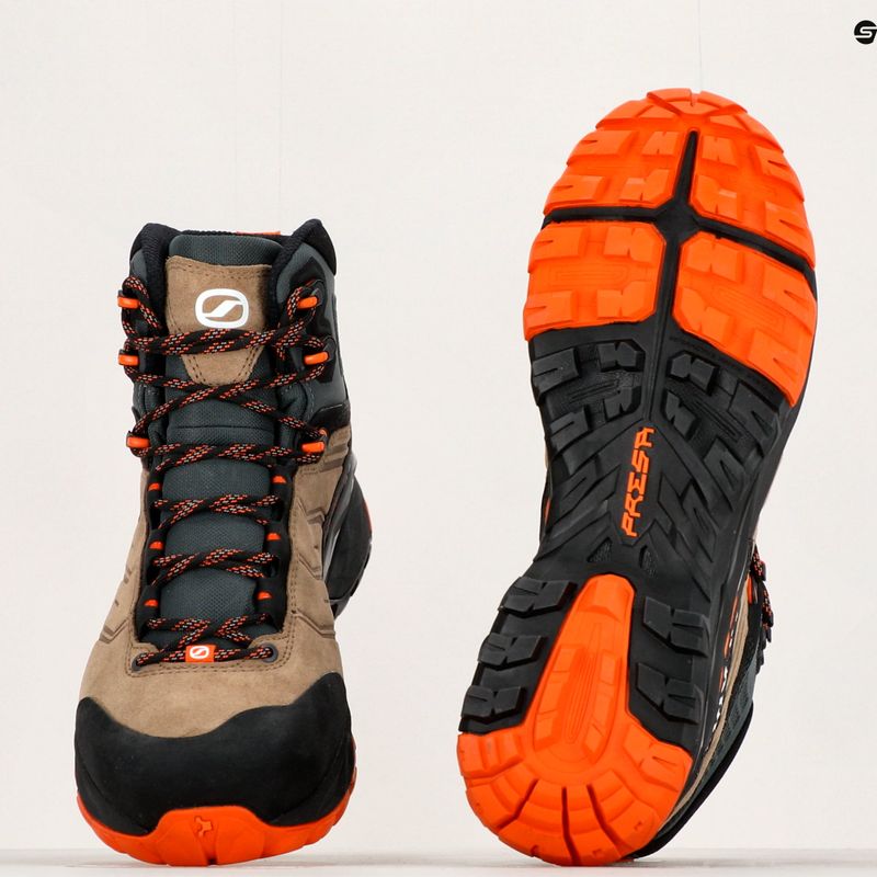 Взуття трекінгове чоловіче SCARPA Rush TRK GTX desert/mango 18