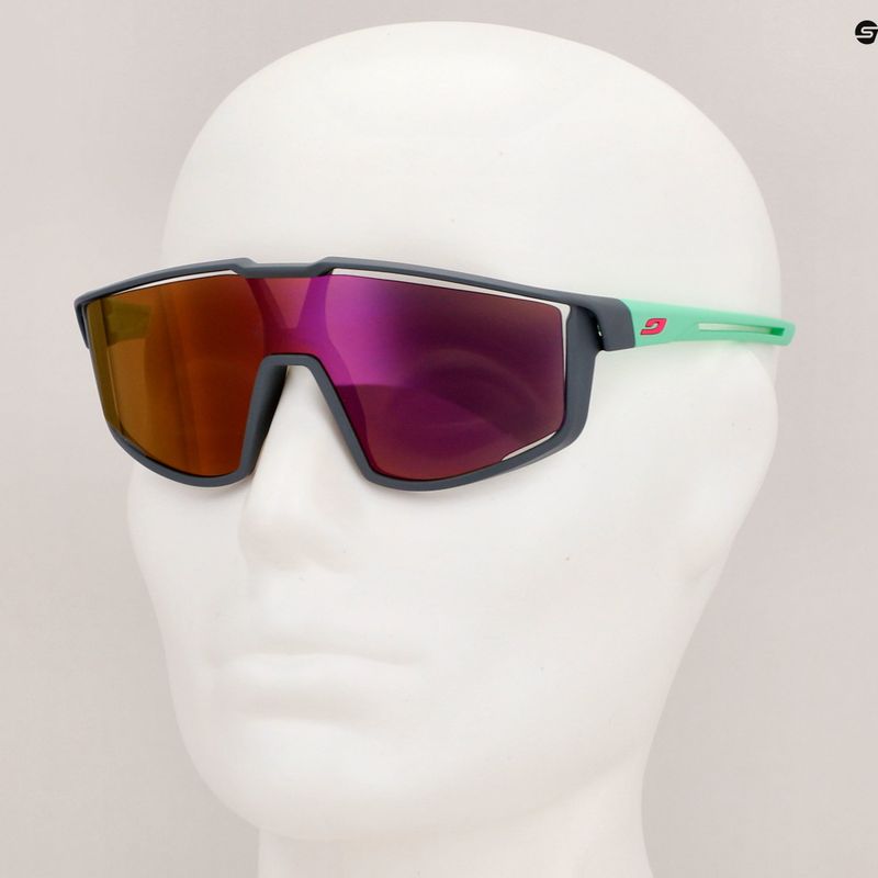 Дитячі сонцезахисні окуляри Julbo Fury Junior Spectron matt gray/mint/pink flash 8