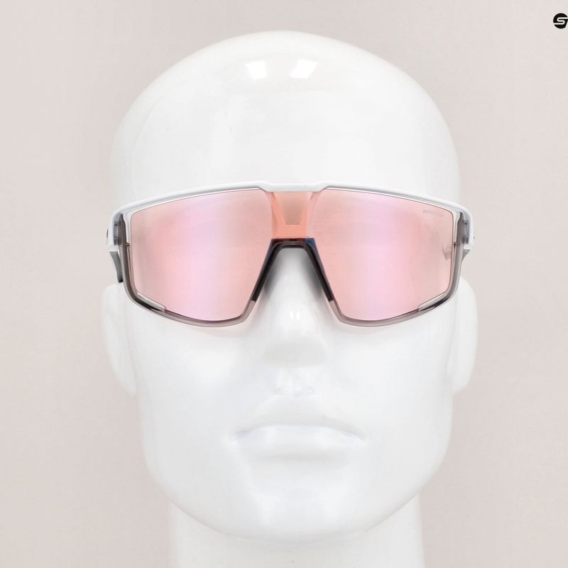 Окуляри велосипедні Julbo Fury Reactiv 1-3 High Contrast matt white/translucent gray 6