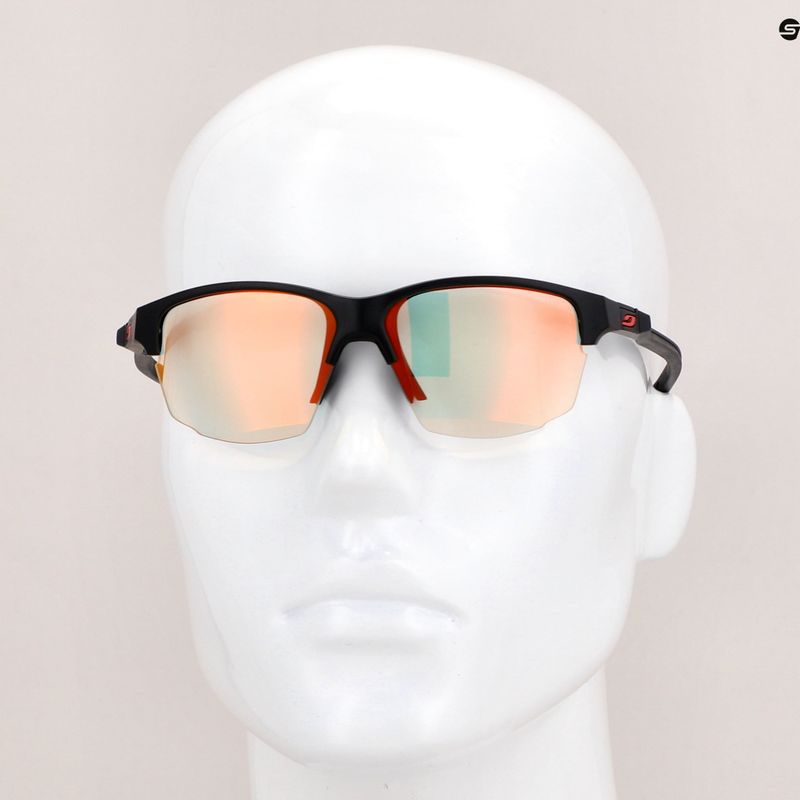 Окуляри велосипедні Julbo Split Reactiv 1-3 Light Amplifier matt black/red 11