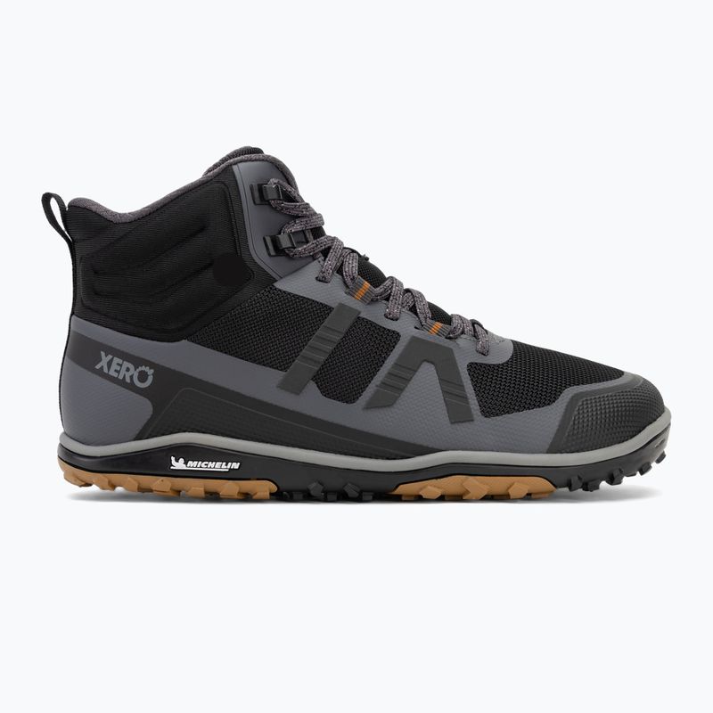 Чоловічі туфлі на босу ногу Xero Shoes Scrambler Mid II асфальт / чорний 2