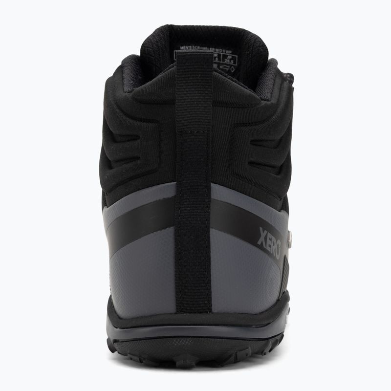 Черевики barefoot Xero Shoes Scrambler Mid II WP black/asphalt 6