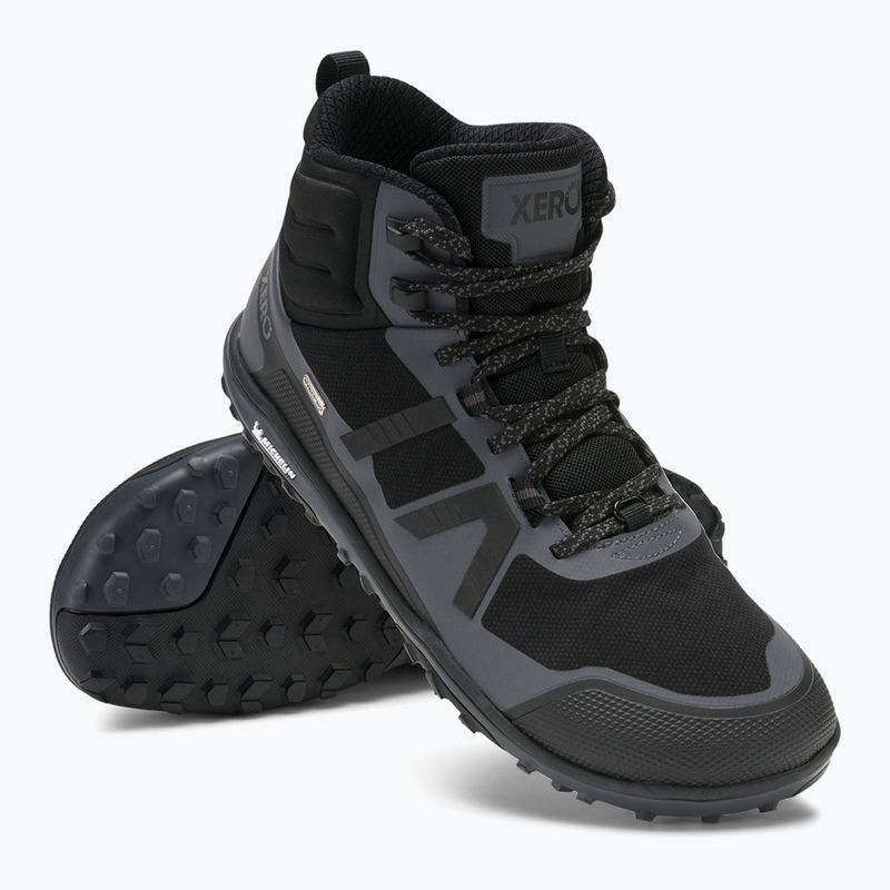 Черевики barefoot Xero Shoes Scrambler Mid II WP black/asphalt 8