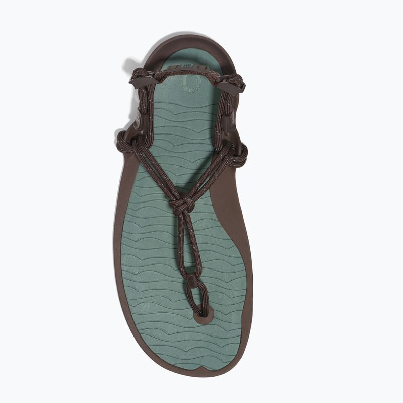 Сандалі barefoot чоловічі Xero Shoes Aqua Cloud java/brown/dark/forest 5