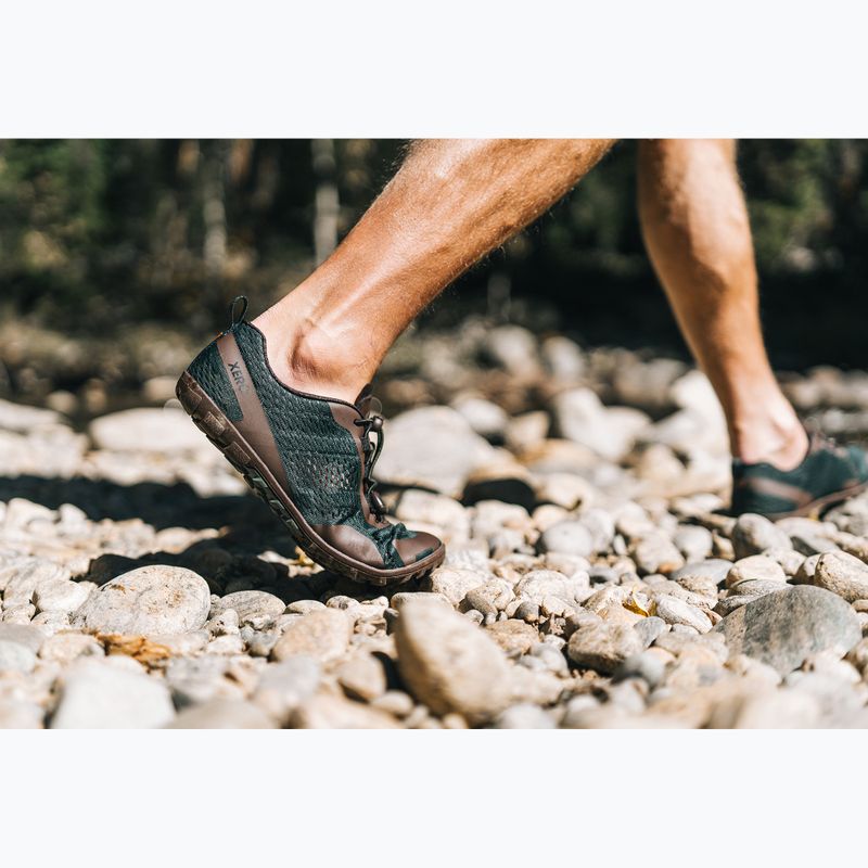 Pánske barefoot topánky Xero Shoes Aqua X Sport tmavé/lesné/jávové/hnedé 8