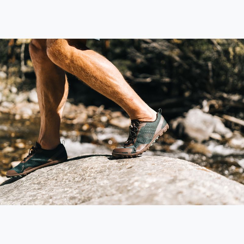 Pánske barefoot topánky Xero Shoes Aqua X Sport tmavé/lesné/jávové/hnedé 9