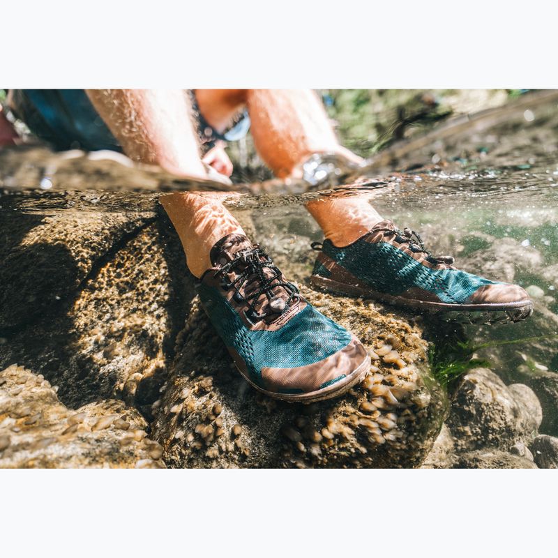 Pánske barefoot topánky Xero Shoes Aqua X Sport tmavé/lesné/jávové/hnedé 10