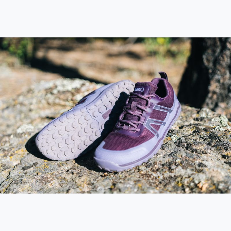 Кросівки barefoot жіночі Xero Shoes Scrambler Trail Low WP Plum perfect/sage purple 14