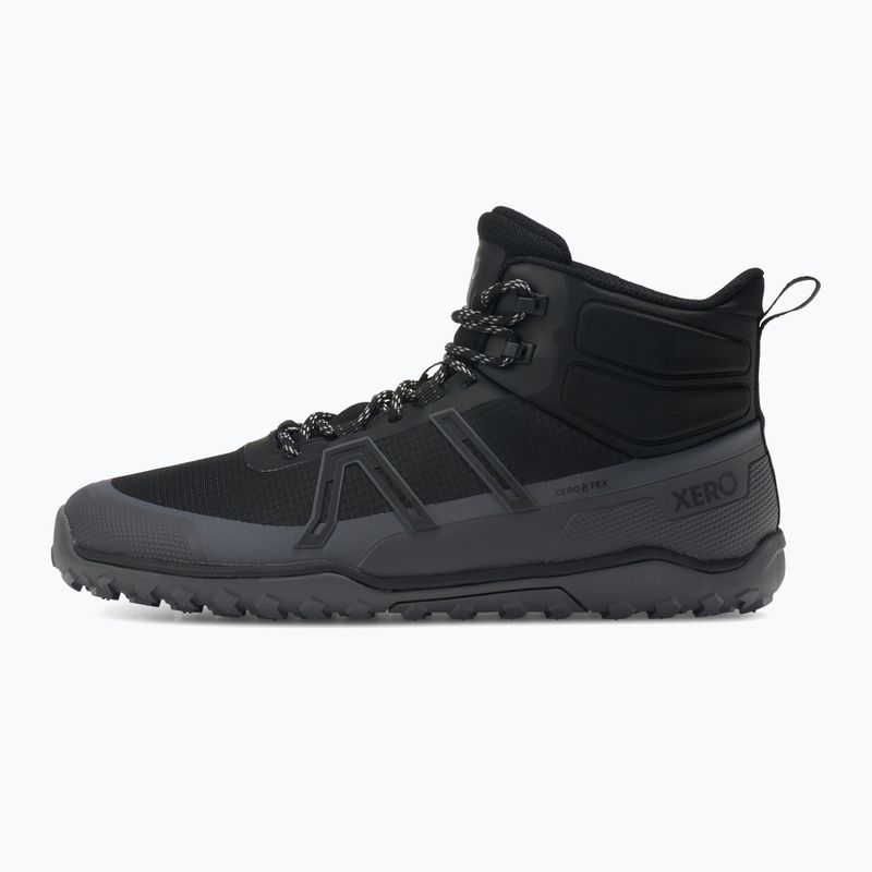 Кросівки barefoot чоловічі Xero Shoes Scrambler Trail Mid WP black/asphalt 9