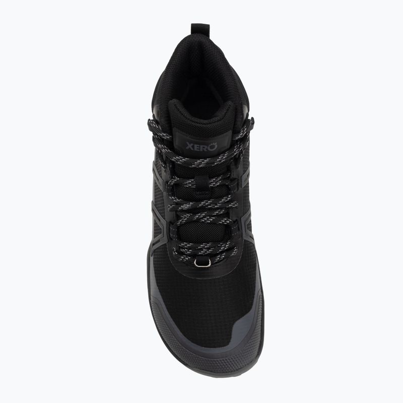 Взуття барефоот жіноче Xero Shoes Scrambler Trail Mid WP black/asphalt 5