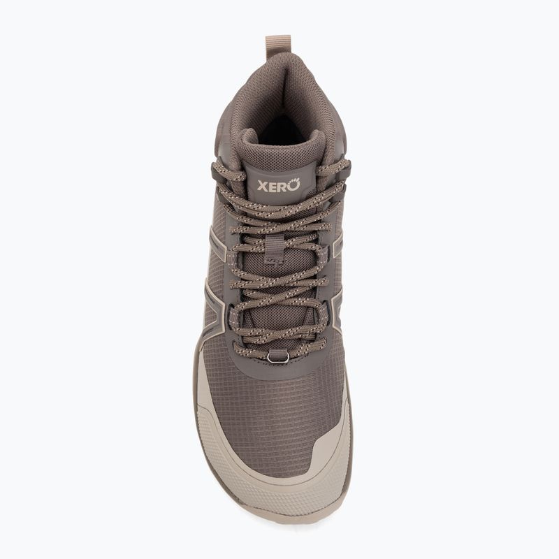 Взуття барефоот жіноче Xero Shoes Scrambler Trail Mid WP morel/pure cashmere 5