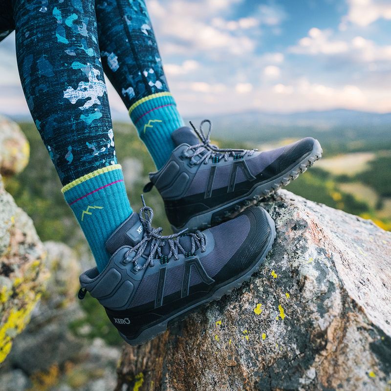 Взуття барефоот жіноче Xero Shoes Scrambler Trail Mid Asphalt/Black 7