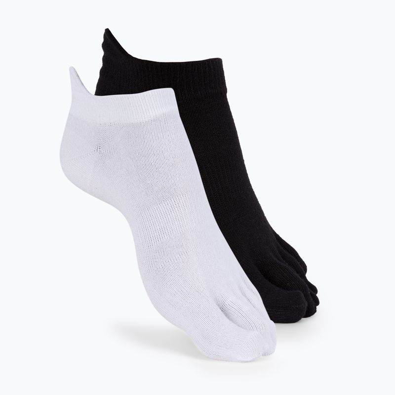 Шкарпетки Vibram Fivefingers Athletic No-Show 2 пари чорно-білі S15N12PS