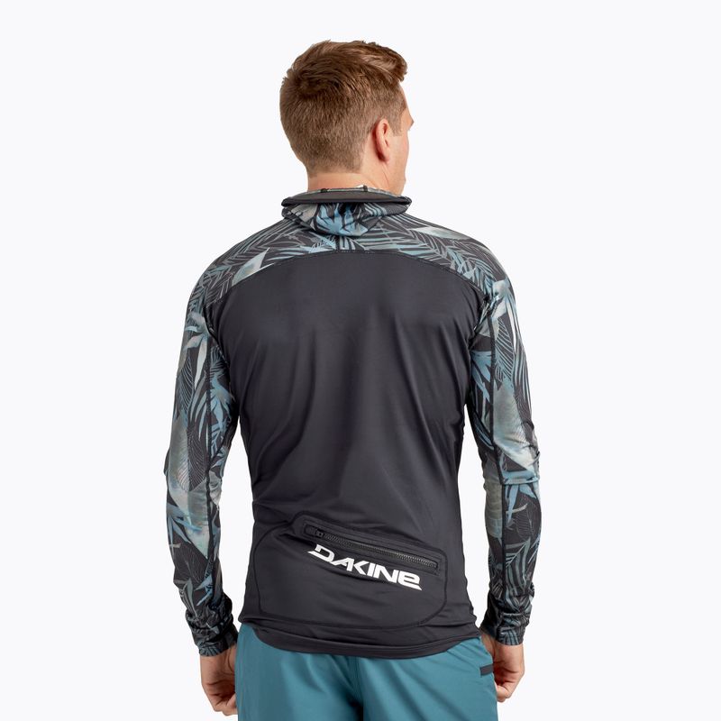 Лонгслів для плавання чоловічий Dakine Hd Snug Fit Rashguard Hoodie nahele print 2