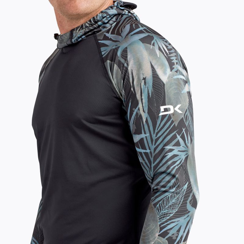 Лонгслів для плавання чоловічий Dakine Hd Snug Fit Rashguard Hoodie nahele print 4