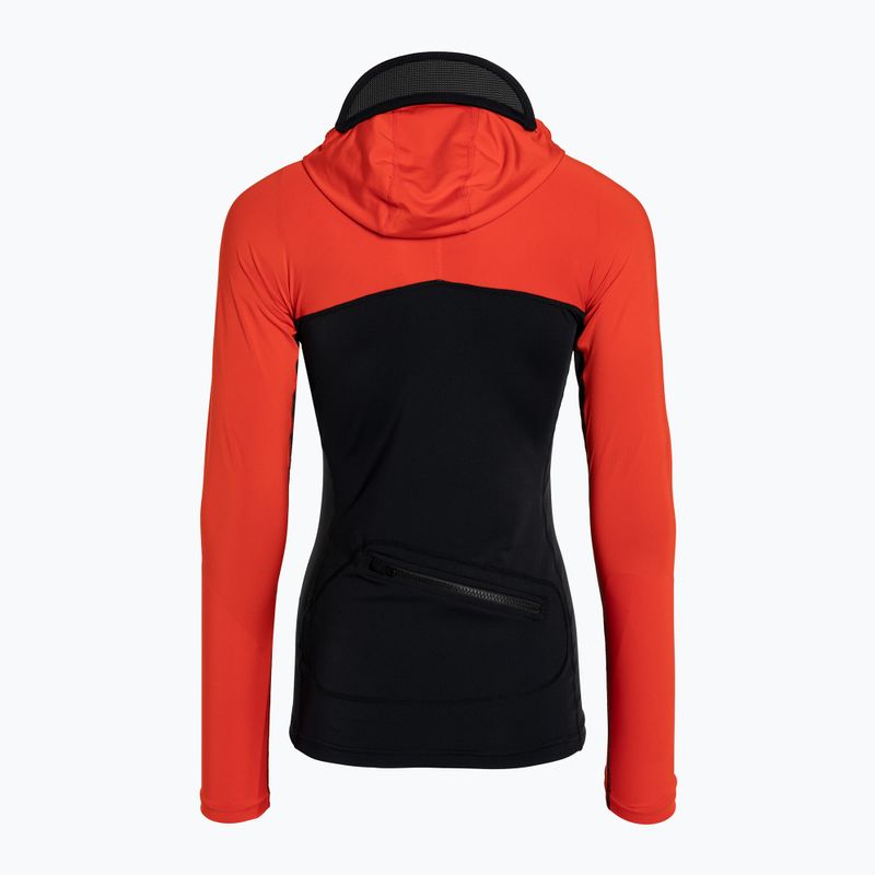 Лонгслів для плавання жіночий Dakine Hd Snug Fit Rashguard Hoodie rippin red 6