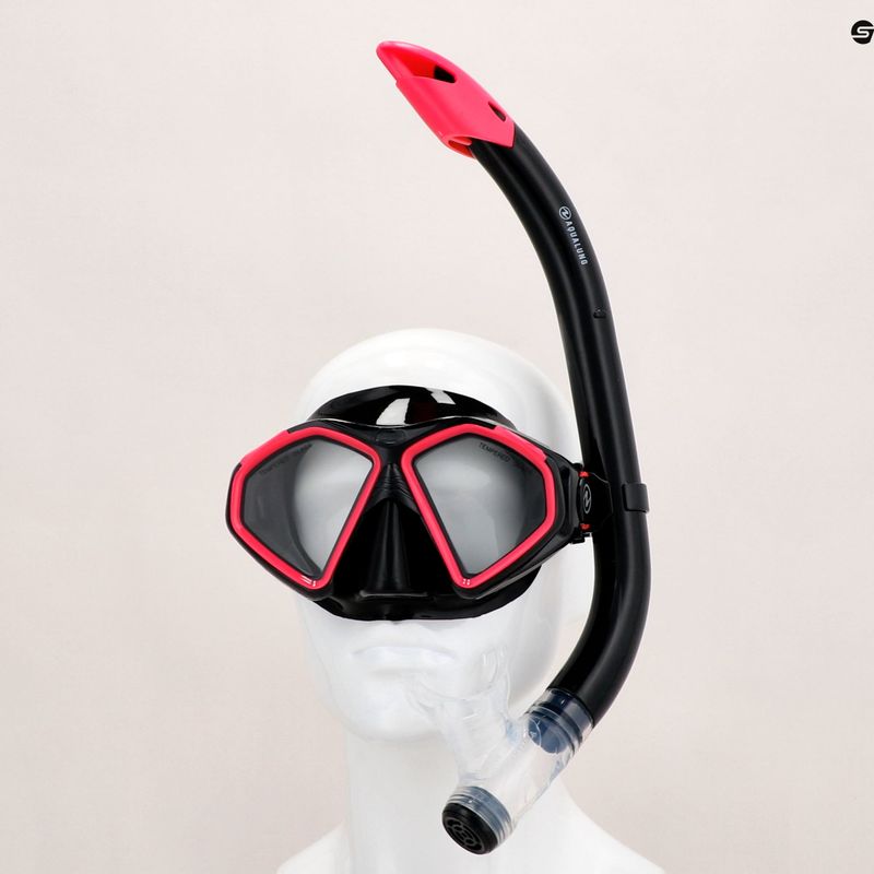 Набір для снорклінгу Aqualung Hawkeye Combo black/pink 12
