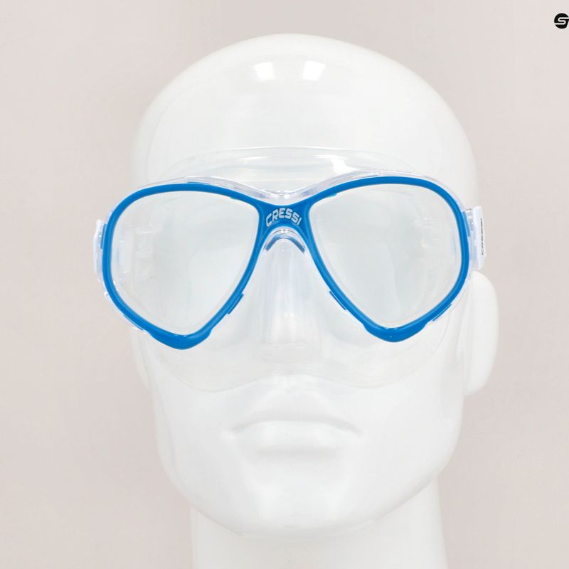 Маска для дайвінгу дитяча Cressi Perla clear/blue 7