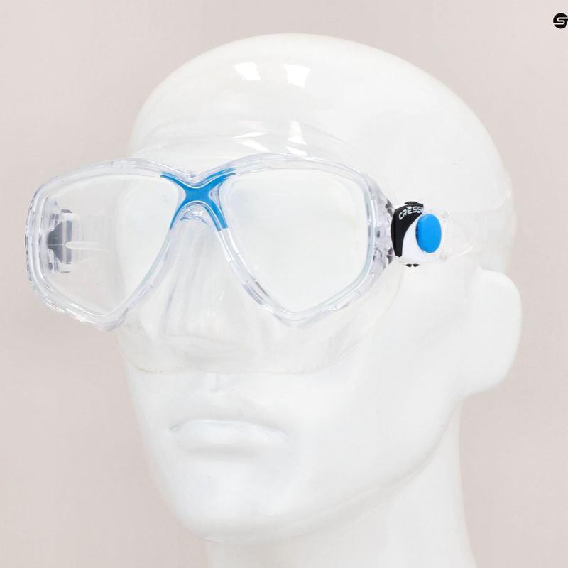 Маска для дайвінгу Cressi Marea clear/blue 7