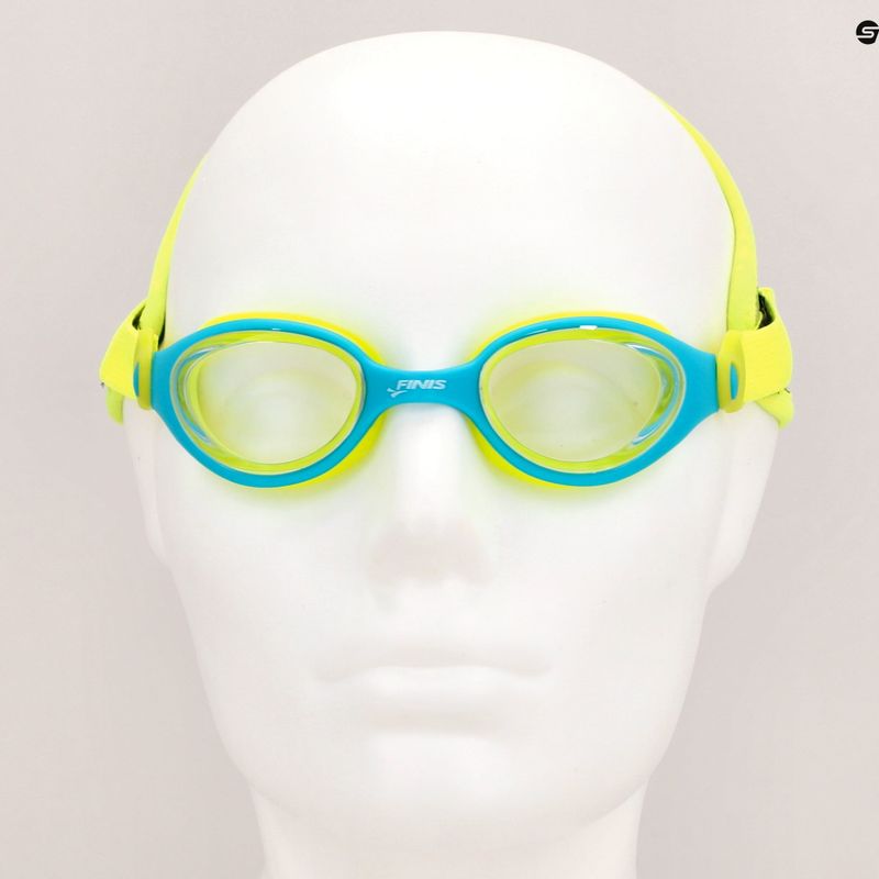 Окуляри для плавання дитячі FINIS DragonFlys lemon/clear 9