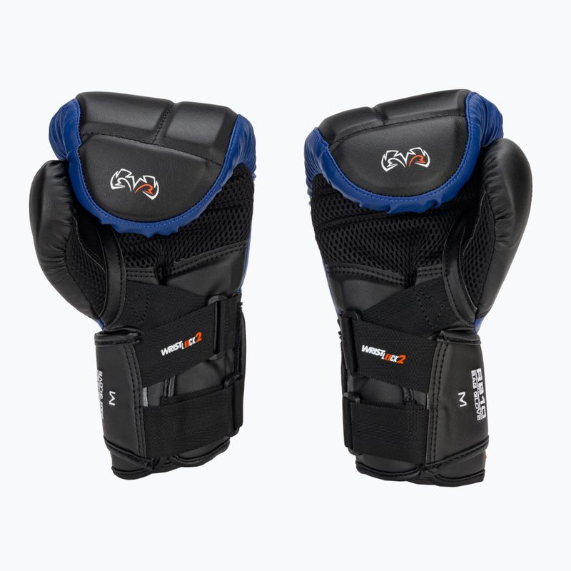 Рукавиці боксерські Rival RB10 Intelli-Shock Bag black/blue 3