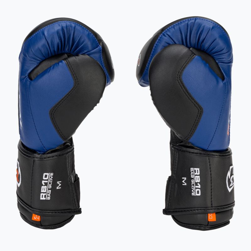 Рукавиці боксерські Rival RB10 Intelli-Shock Bag black/blue 4