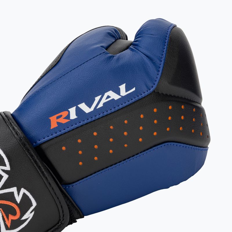 Рукавиці боксерські Rival RB10 Intelli-Shock Bag black/blue 5