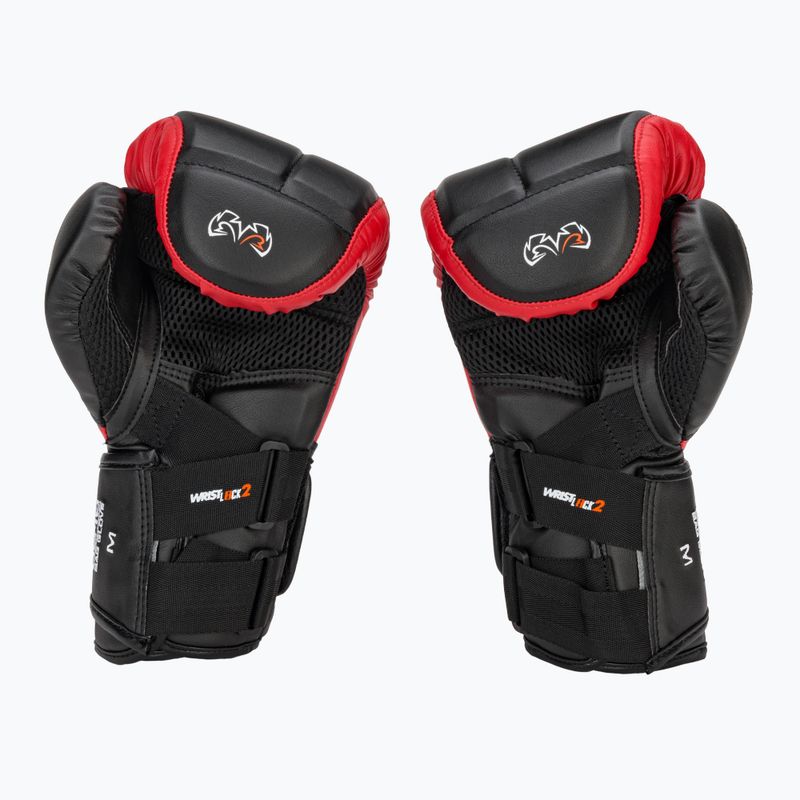 Рукавиці боксерські Rival RB10 Intelli-Shock Bag black/red 3