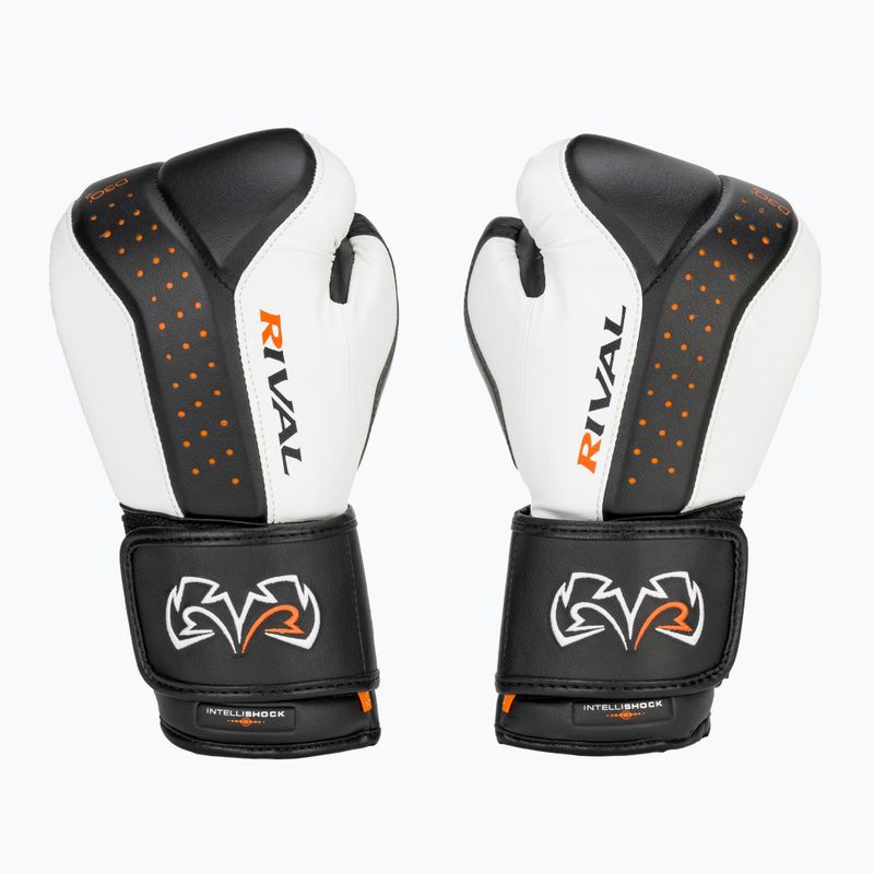Рукавиці боксерські Rival RB10 Intelli-Shock Bag black/white 2