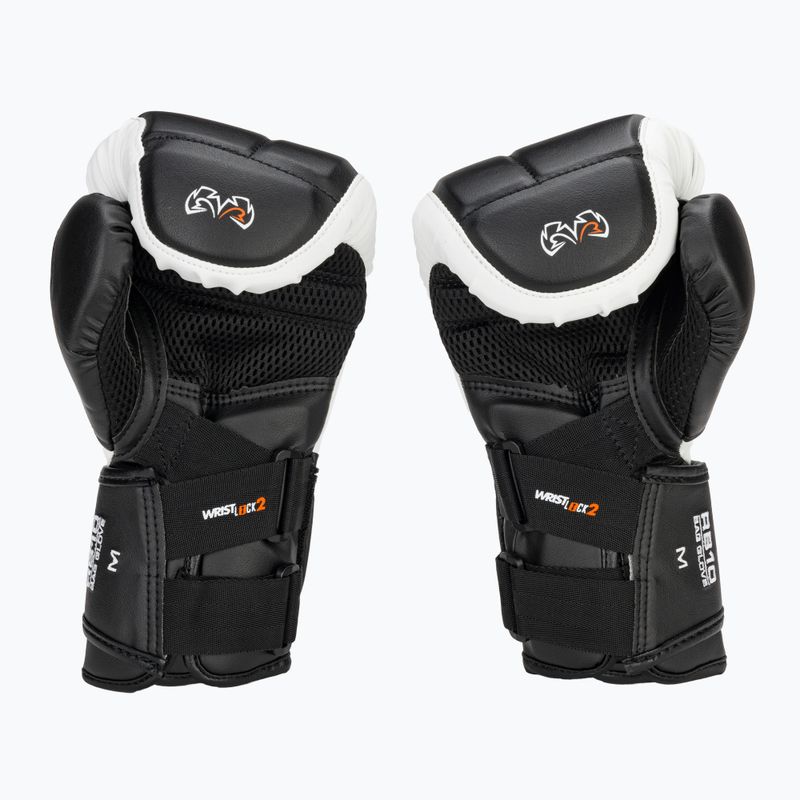Рукавиці боксерські Rival RB10 Intelli-Shock Bag black/white 3