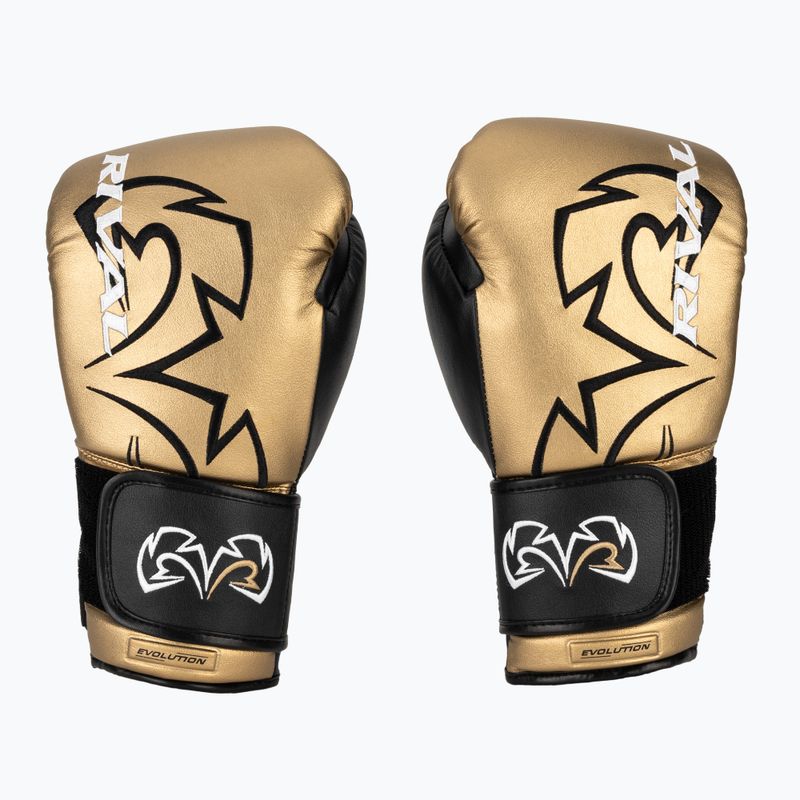Рукавиці боксерські Rival RB11 gold 2