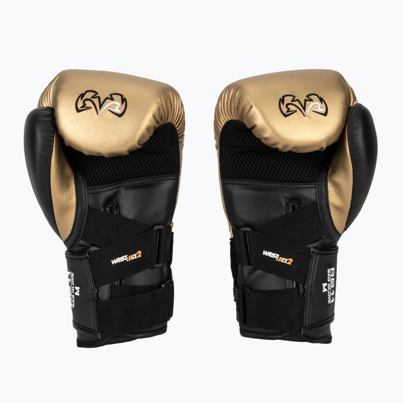 Рукавиці боксерські Rival RB11 gold 3