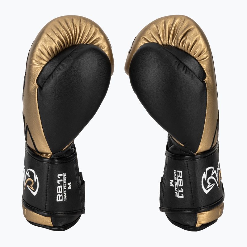 Рукавиці боксерські Rival RB11 gold 4