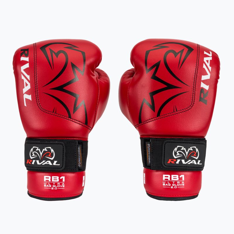 Рукавиці боксерські Rival RB1 Ultra Bag 2.0 red 2