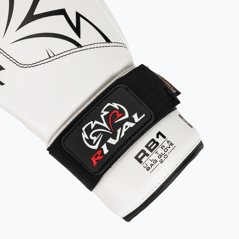 Рукавиці боксерські Rival RB1 Ultra Bag 2.0 white 6
