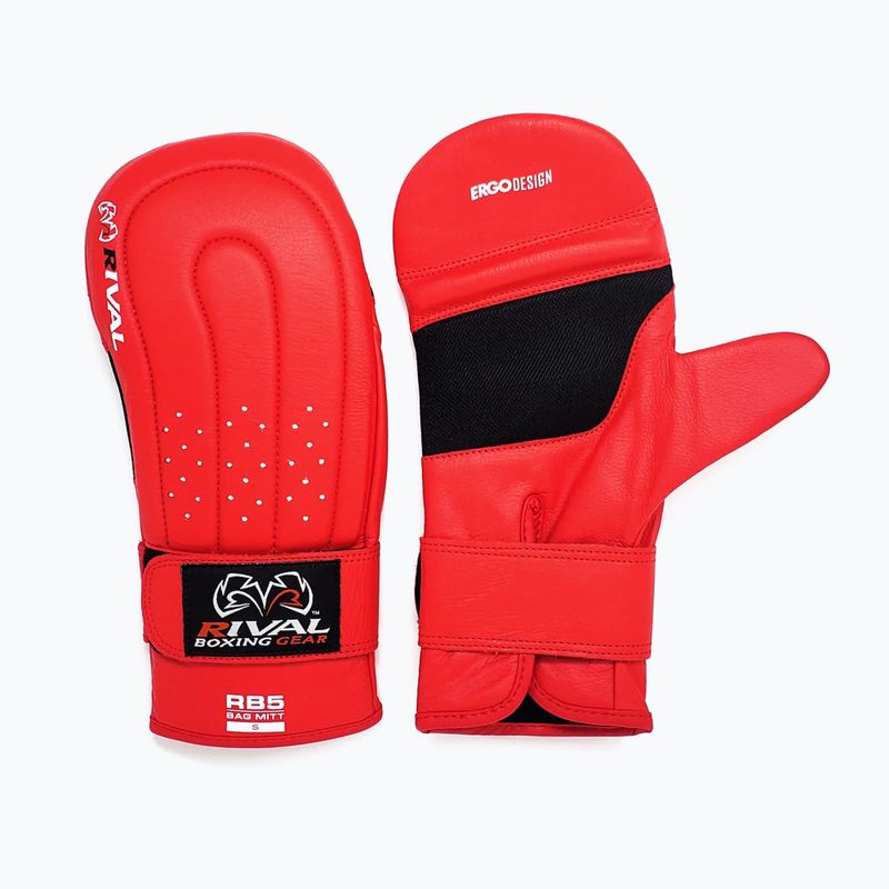 Рукавиці боксерські Rival RB5 Bag Mitts red